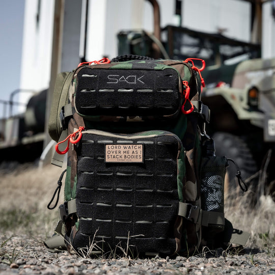 Lord Watch Over Me As I Stack Bodies Soft Velcro Patch