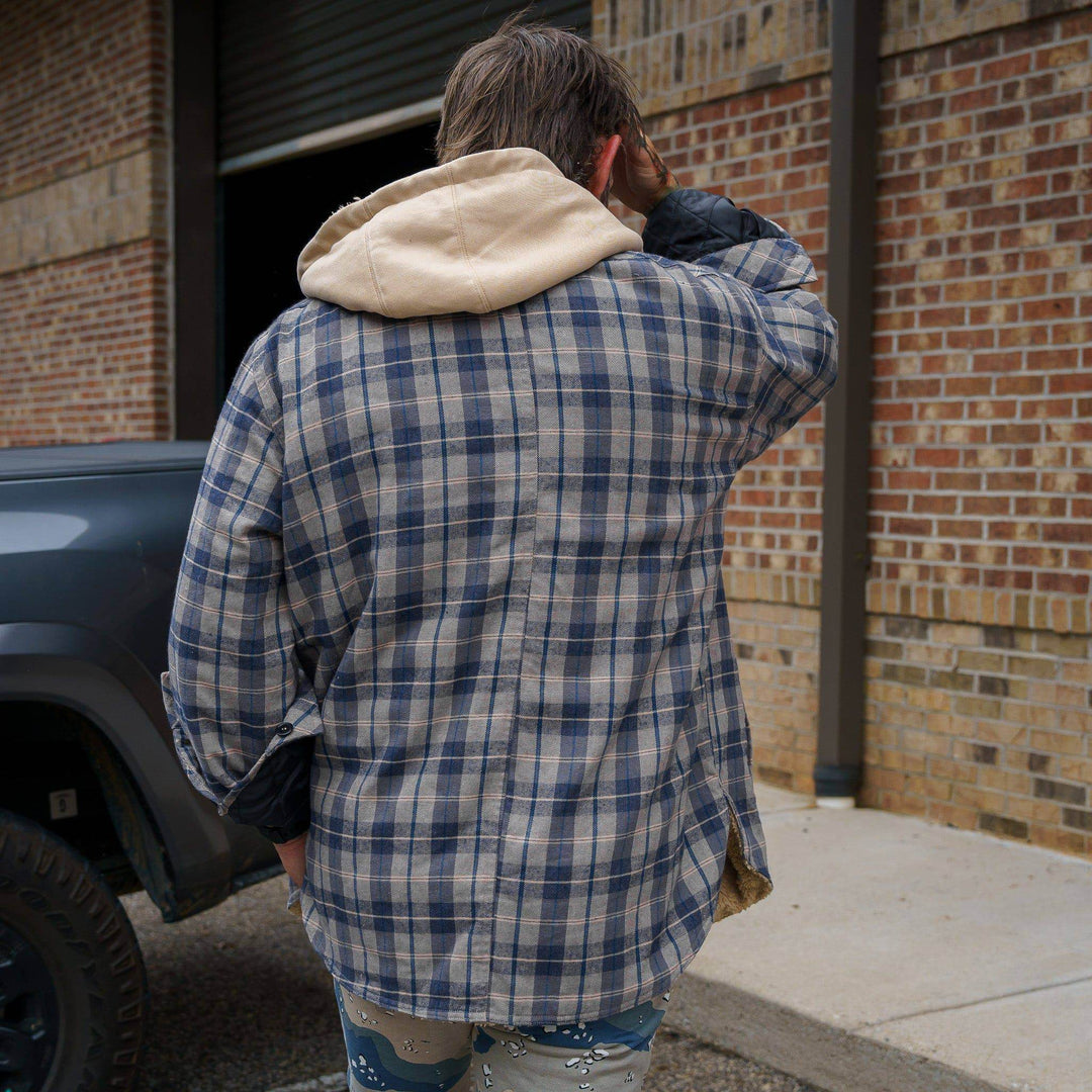 Frontier Zip Flannel with hood - One Revolver Surfboards