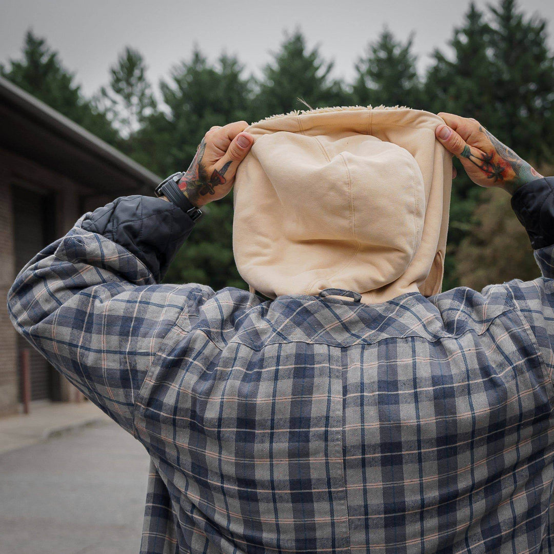Frontier Zip Flannel with hood - One Revolver Surfboards