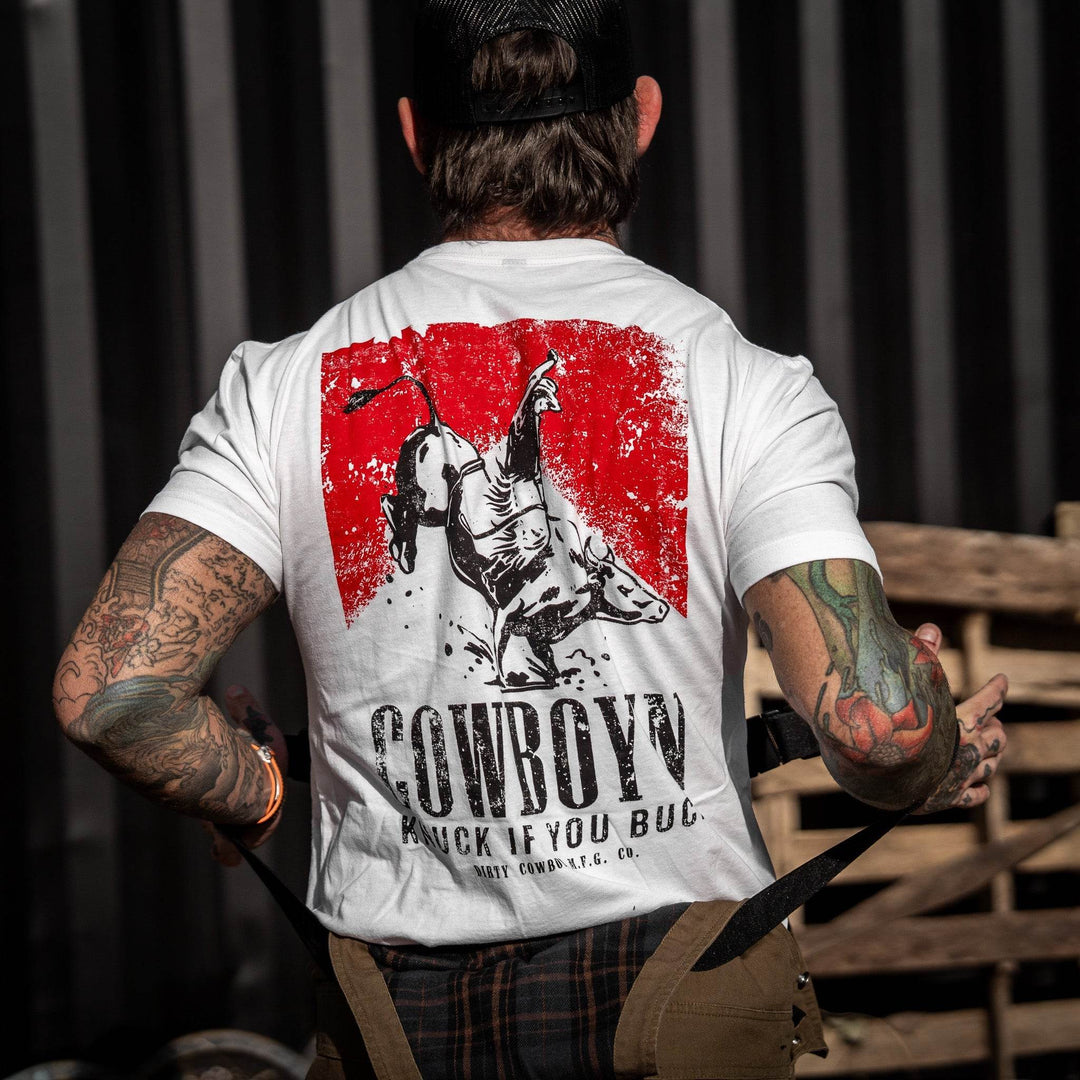 Cowboy'n | Knuck If You Buck Men's T-Shirt - One Revolver Surfboards