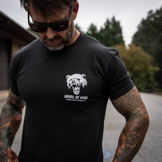 Liberty Or Death Fight Like Hell Men's T-Shirt - One Revolver Surfboards
