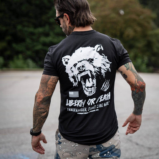 Liberty Or Death Fight Like Hell Men's T-Shirt - One Revolver Surfboards