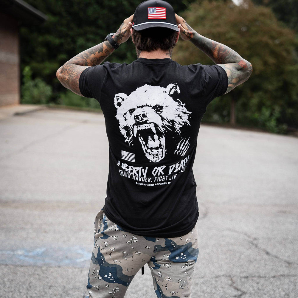 Liberty Or Death Fight Like Hell Men's T-Shirt - One Revolver Surfboards