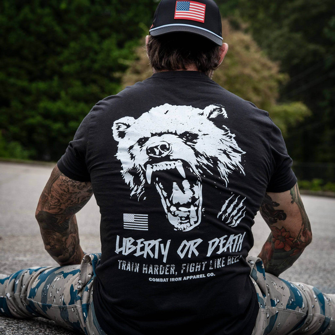 Liberty Or Death Fight Like Hell Men's T-Shirt - One Revolver Surfboards
