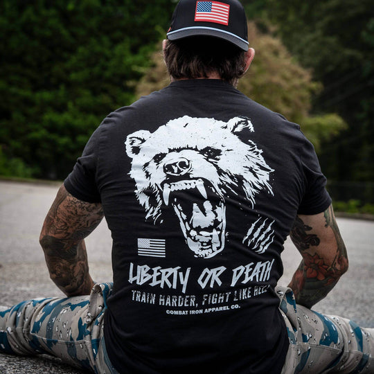Liberty Or Death Fight Like Hell Men's T-Shirt - One Revolver Surfboards