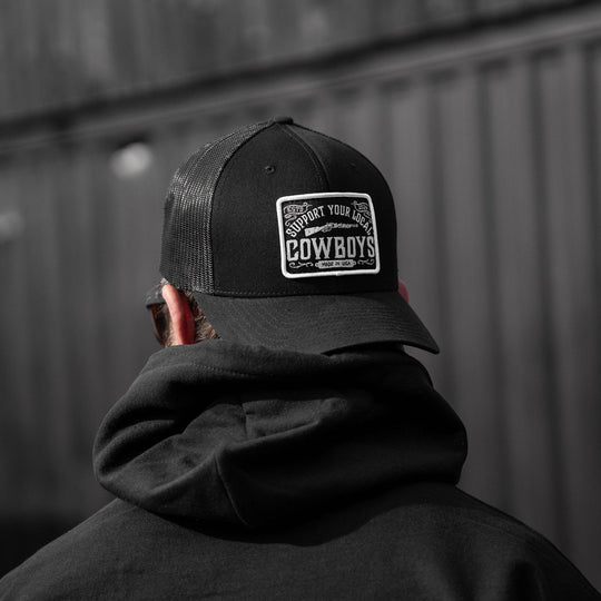 Support Your Local Cowboys Patch Snapback Hat - One Revolver Surfboards
