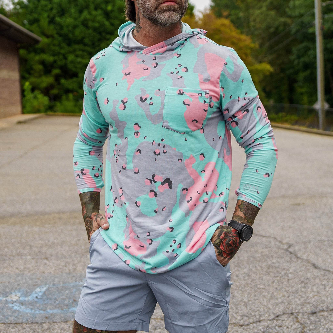 Men's Outdoors Long Sleeve Performance Hoodie - One Revolver Surfboards