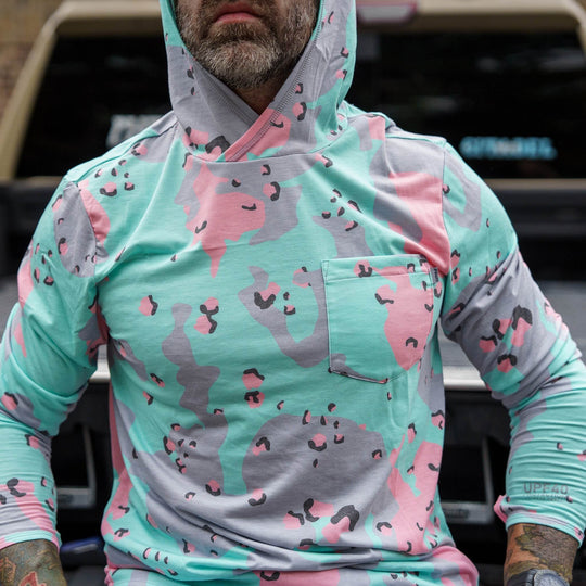 Men's Outdoors Long Sleeve Performance Hoodie - One Revolver Surfboards
