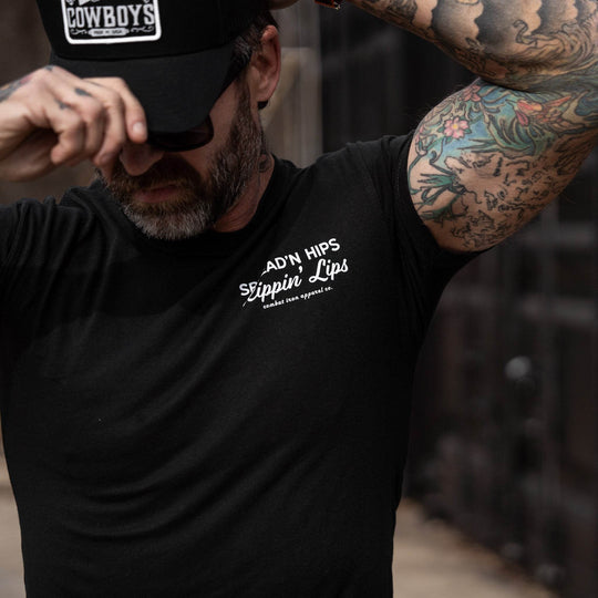 Spread'n Hips, Rippin' Lips Fishing Club Men's T-Shirt - One Revolver Surfboards