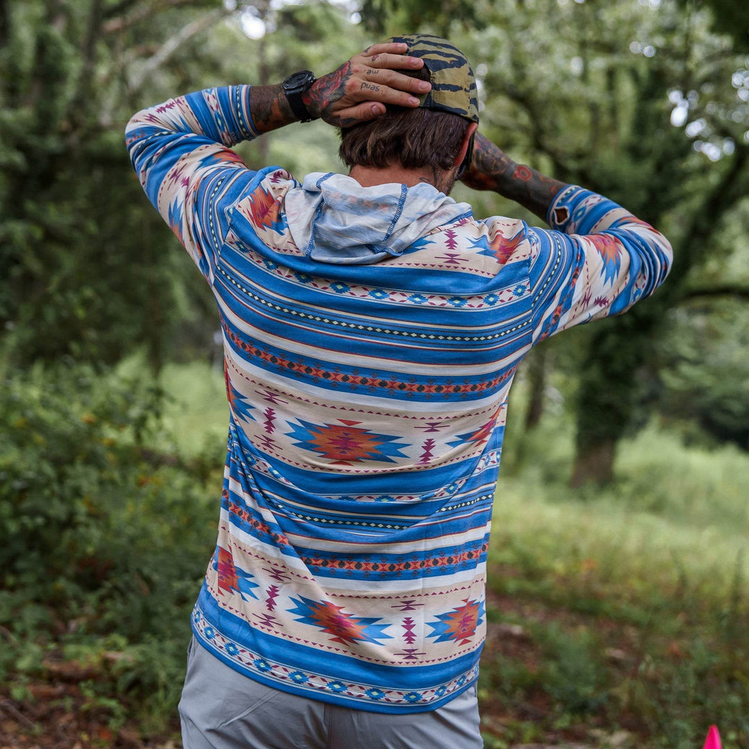 Men's Outdoors Long Sleeve Performance Hoodie - One Revolver Surfboards