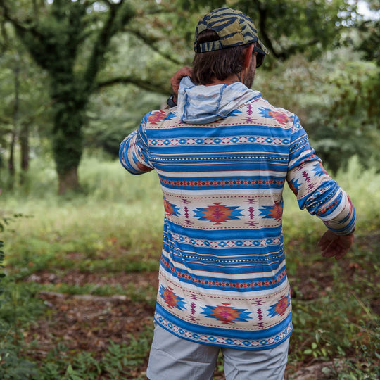 Men's Outdoors Long Sleeve Performance Hoodie - One Revolver Surfboards