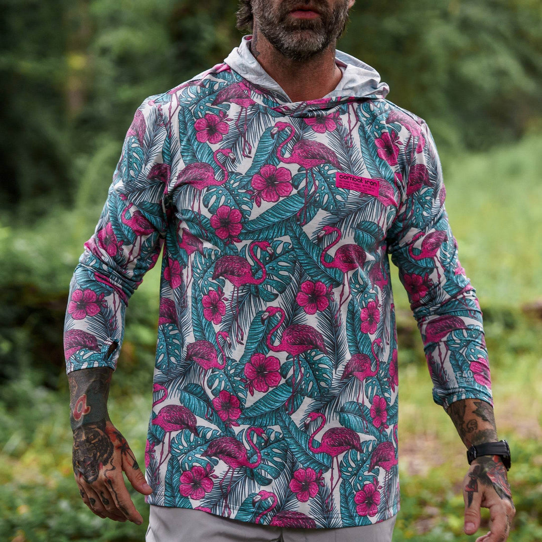 Men's Outdoors Long Sleeve Performance Hoodie - One Revolver Surfboards