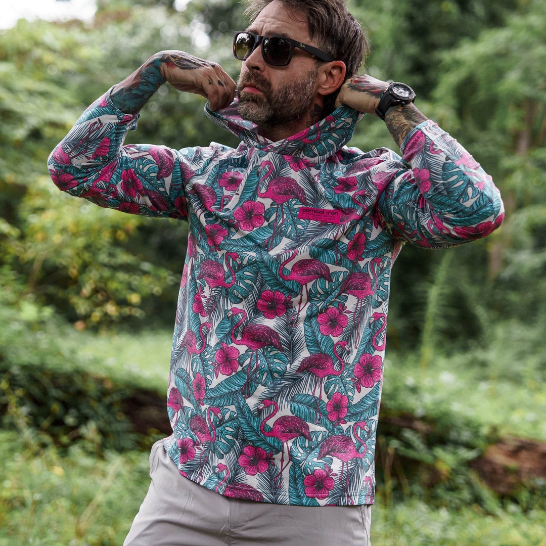 Men's Outdoors Long Sleeve Performance Hoodie - One Revolver Surfboards