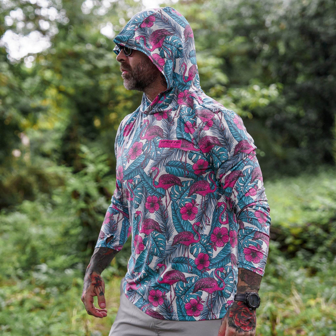 Men's Outdoors Long Sleeve Performance Hoodie - One Revolver Surfboards