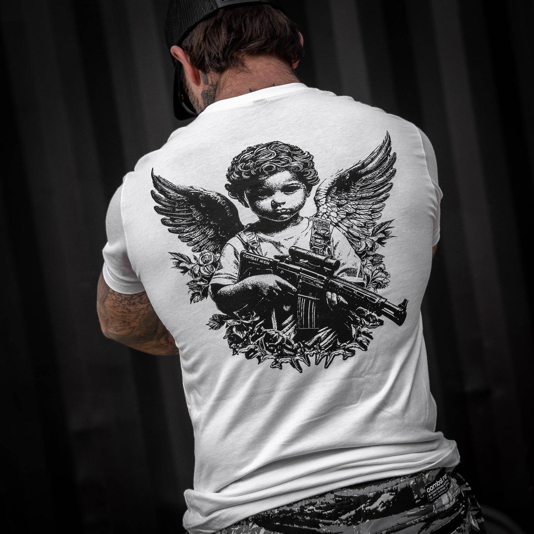 The Armed Guardian Angel Men's T-Shirt - One Revolver Surfboards