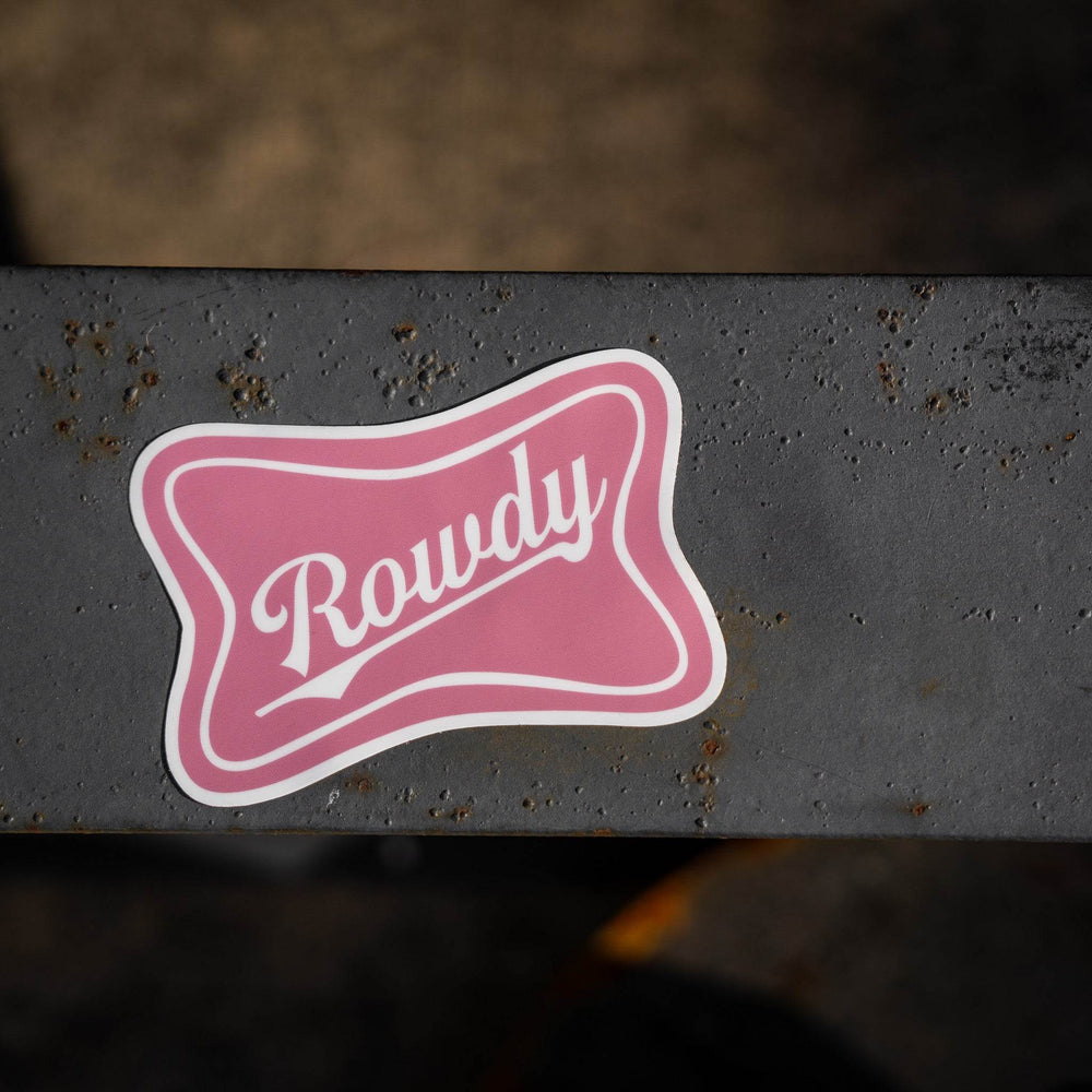 Rowdy Beer Decal Sticker - One Revolver Surfboards