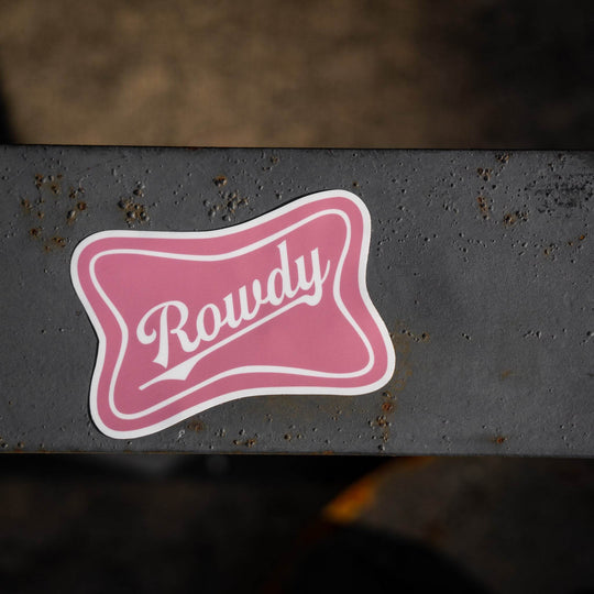 Rowdy Beer Decal Sticker - One Revolver Surfboards