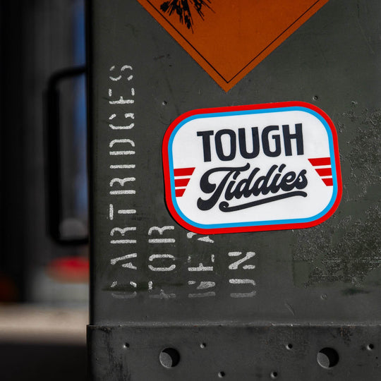 Tough Tiddies Decal Sticker - One Revolver Surfboards