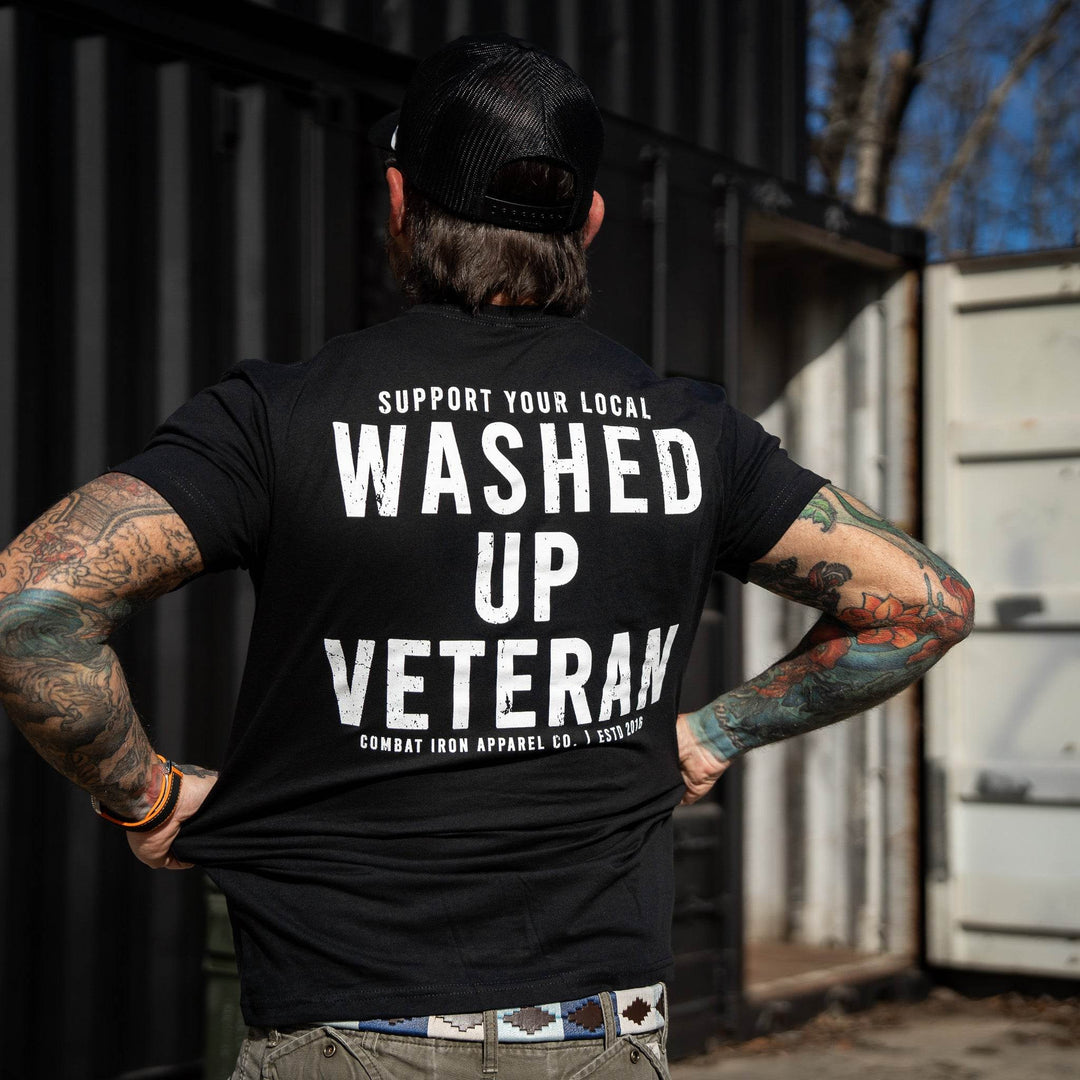 Washed Up Veteran Men's T-Shirt - One Revolver Surfboards