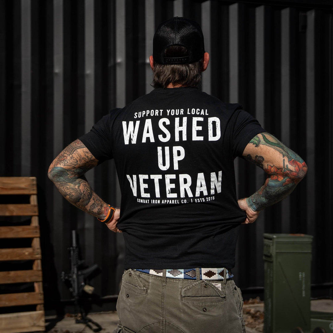 Washed Up Veteran Men's T-Shirt - One Revolver Surfboards
