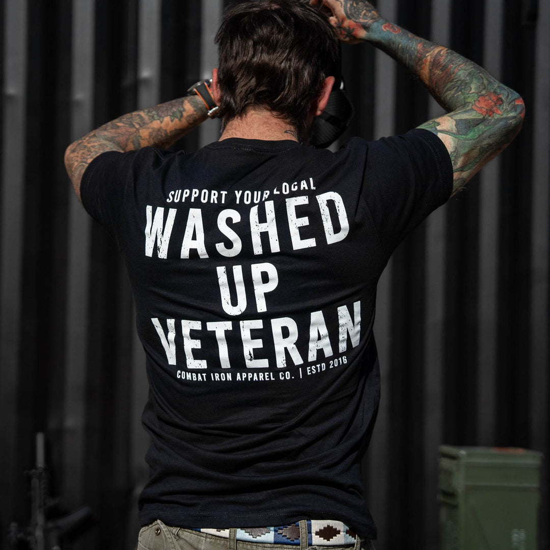Washed Up Veteran Men's T-Shirt - One Revolver Surfboards
