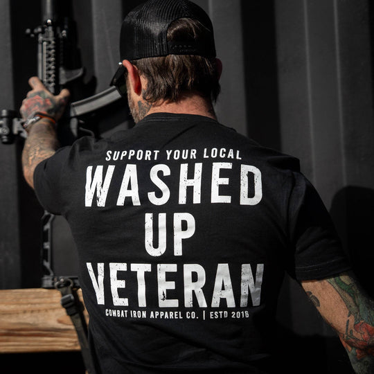 Washed Up Veteran Men's T-Shirt - One Revolver Surfboards