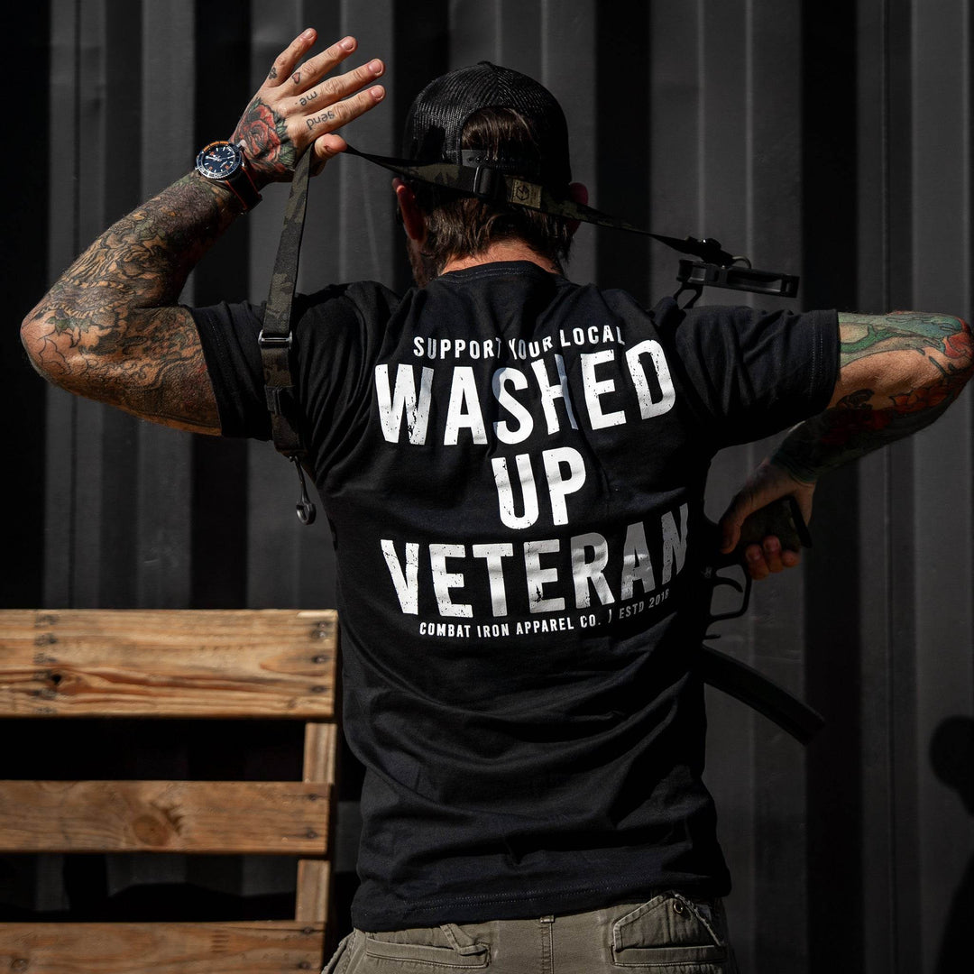 Washed Up Veteran Men's T-Shirt - One Revolver Surfboards