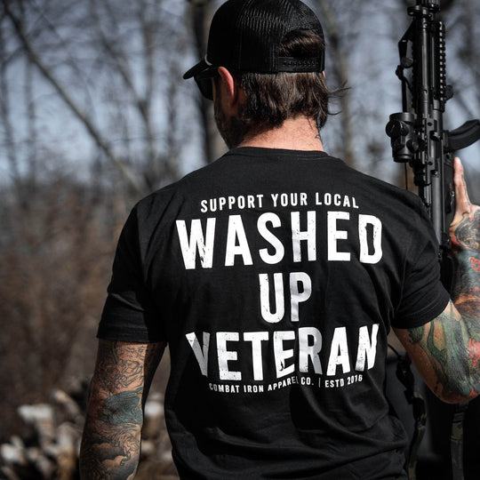 Washed Up Veteran Men's T-Shirt - One Revolver Surfboards