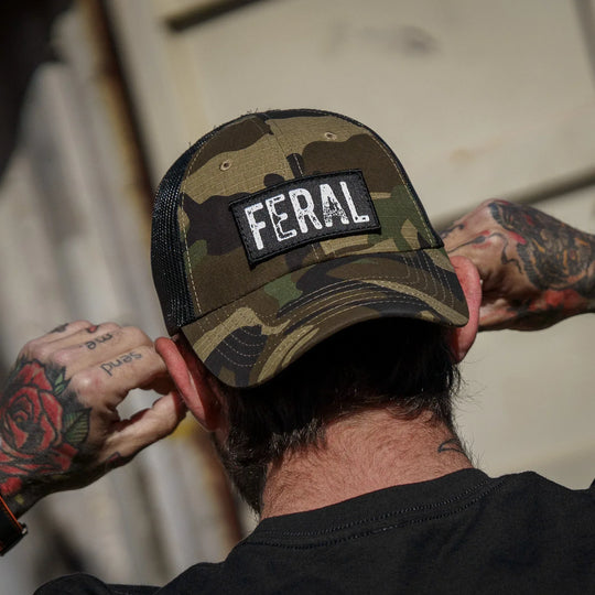 One Revolver Surfboards - Feral Patch RipStop Tactical Mesh Snapback Hat HEADWEAR