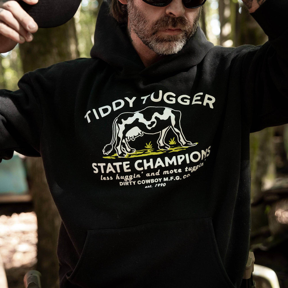 Tiddy Tugger Fleece Lined Hoodie - GRAPHIC HOODIE - One Revolver Surfboards
