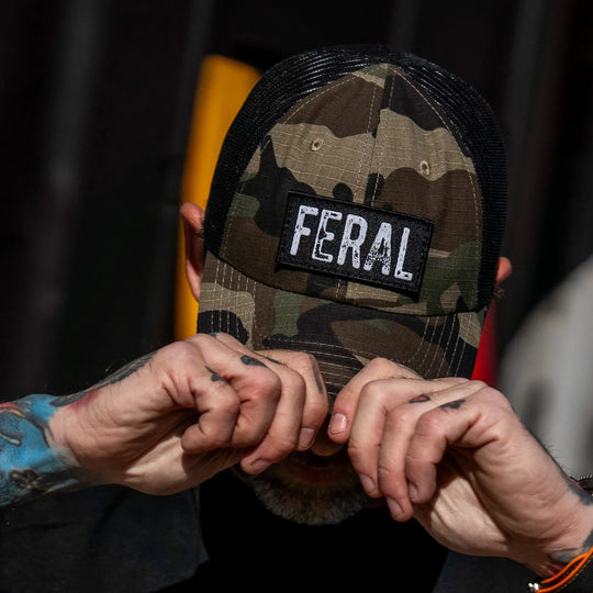 One Revolver Surfboards - Feral Patch RipStop Tactical Mesh Snapback Hat HEADWEAR
