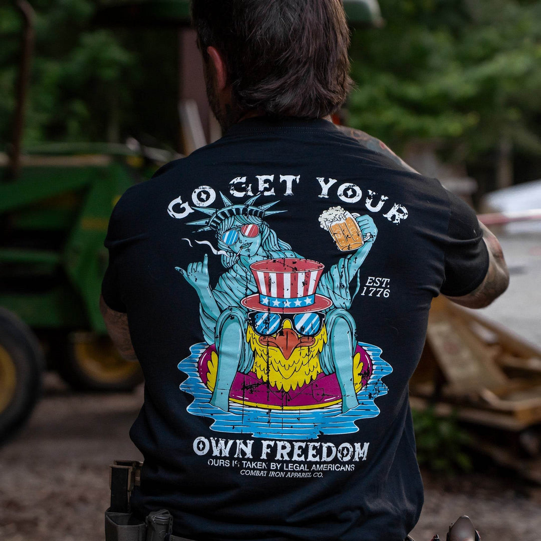 Get Your Own Freedom Men's T-Shirt - One Revolver Surfboards