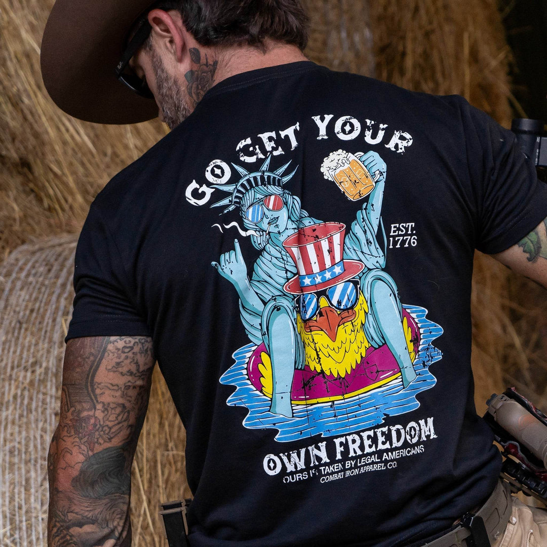 Get Your Own Freedom Men's T-Shirt - One Revolver Surfboards