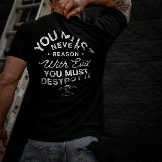 One Revolver Surfboards - You Must Never Reason With Evil You Must Destroy It Men&