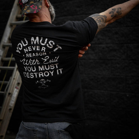 One Revolver Surfboards - You Must Never Reason With Evil You Must Destroy It Men&