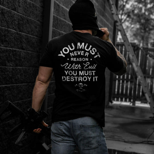 One Revolver Surfboards - You Must Never Reason With Evil You Must Destroy It Men&