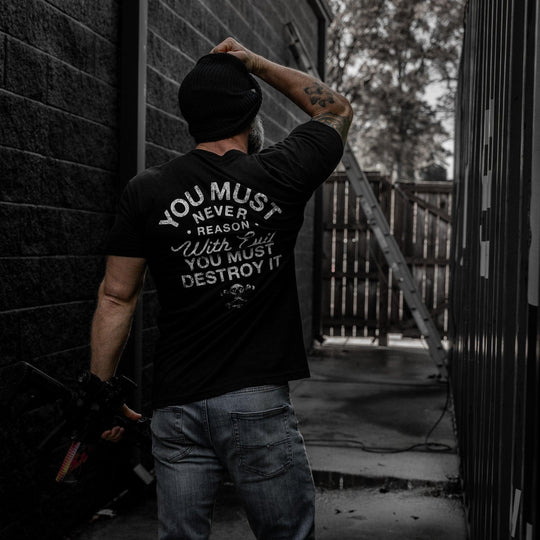 One Revolver Surfboards - You Must Never Reason With Evil You Must Destroy It Men&