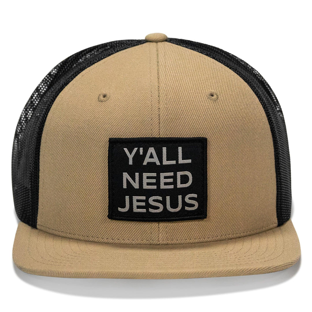 One Revolver Surfboards - Y'all Need Jesus Patch Flatbill Hat HEADWEAR