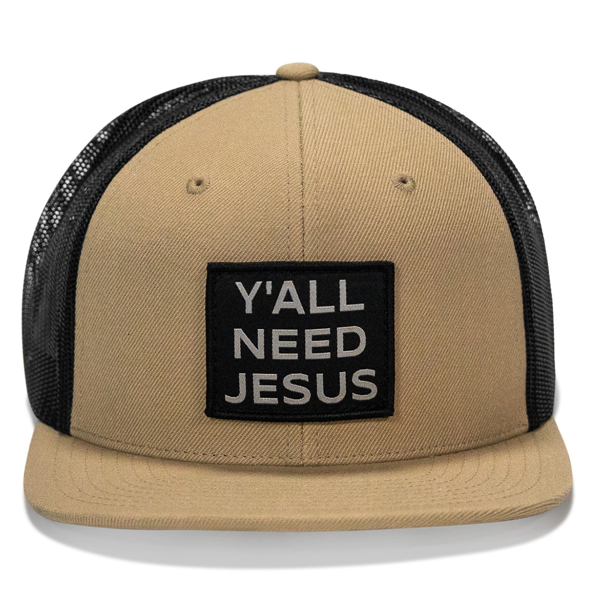 One Revolver Surfboards - Y'all Need Jesus Patch Flatbill Hat HEADWEAR