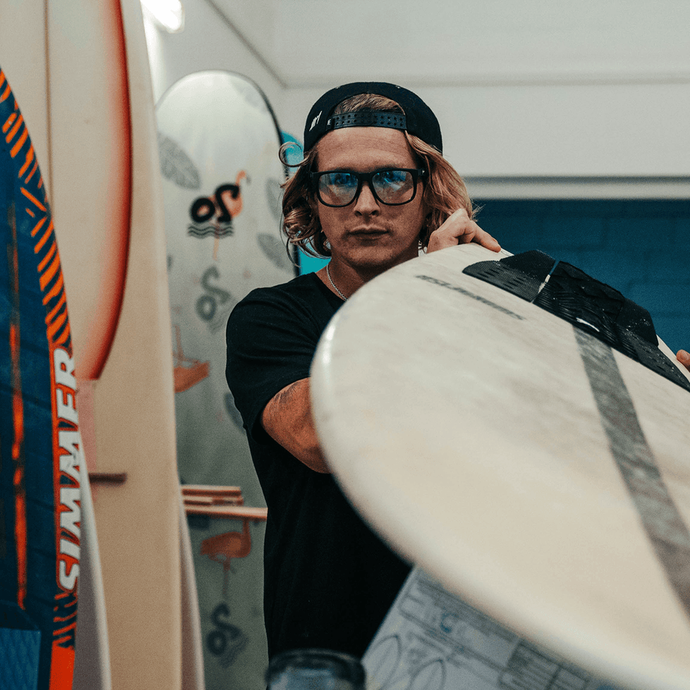 Eminence - Matte Black - Clear Lens - ANSI Z87 - One Revolver Surfboards