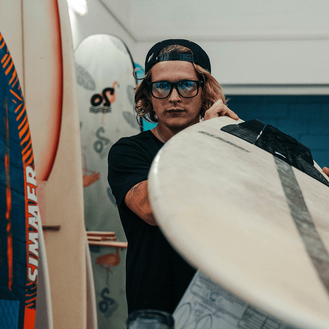 Eminence - Matte Black - Clear Lens - ANSI Z87 - One Revolver Surfboards