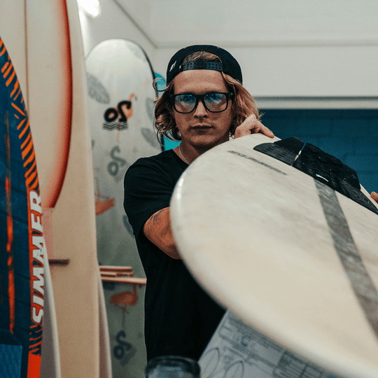 Eminence - Matte Black - Clear Lens - ANSI Z87 - One Revolver Surfboards
