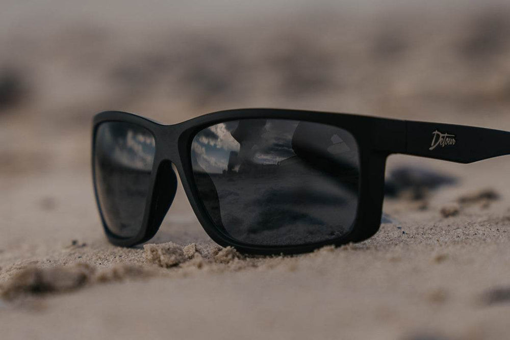 Breach - Matte Black - Jet Black Polarized ANSI Z87+ - One Revolver Surfboards