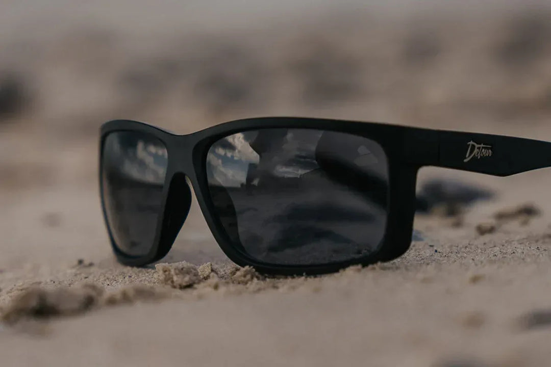 One Revolver Surfboards - Breach XL - Matte Black - Jet Black Polarized ANSI Z87+ Breach XL