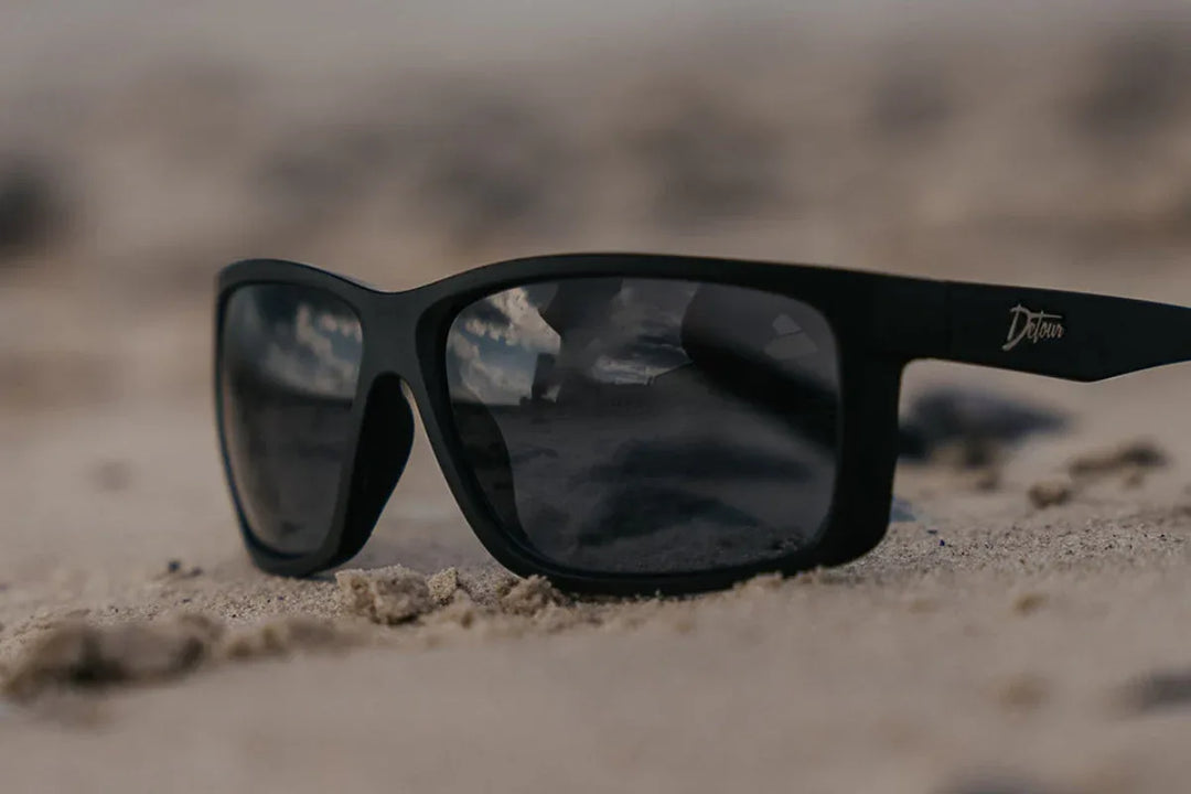 One Revolver Surfboards - Breach - Matte Black - Jet Black Polarized ANSI Z87+ Breach