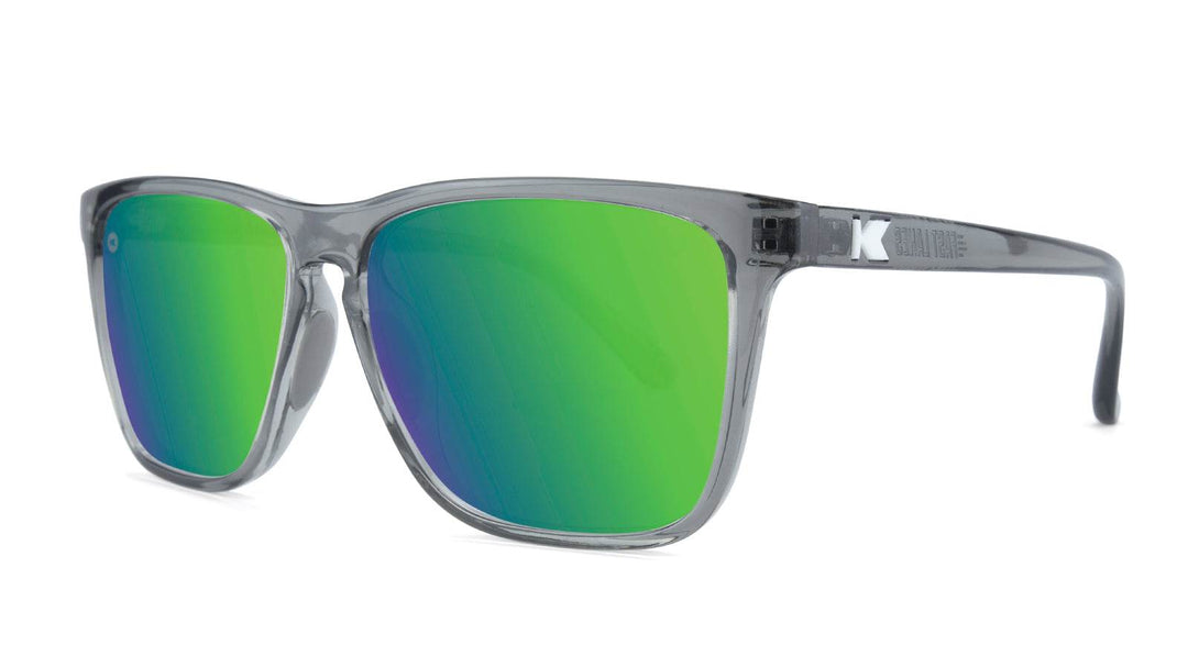 Clear Grey / Green Moonshine Fast Lanes Sport - One Revolver Surfboards