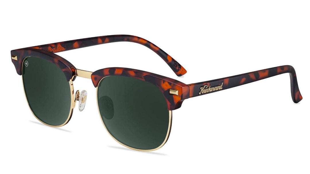 Matte Tortoise Shell & Gold Brooklines - One Revolver Surfboards