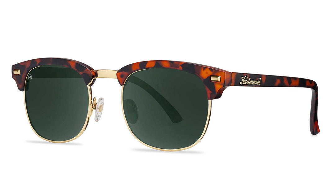 Matte Tortoise Shell & Gold Brooklines - One Revolver Surfboards