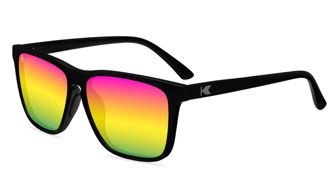 Rainbow on Black Fast Lanes Sport - One Revolver Surfboards