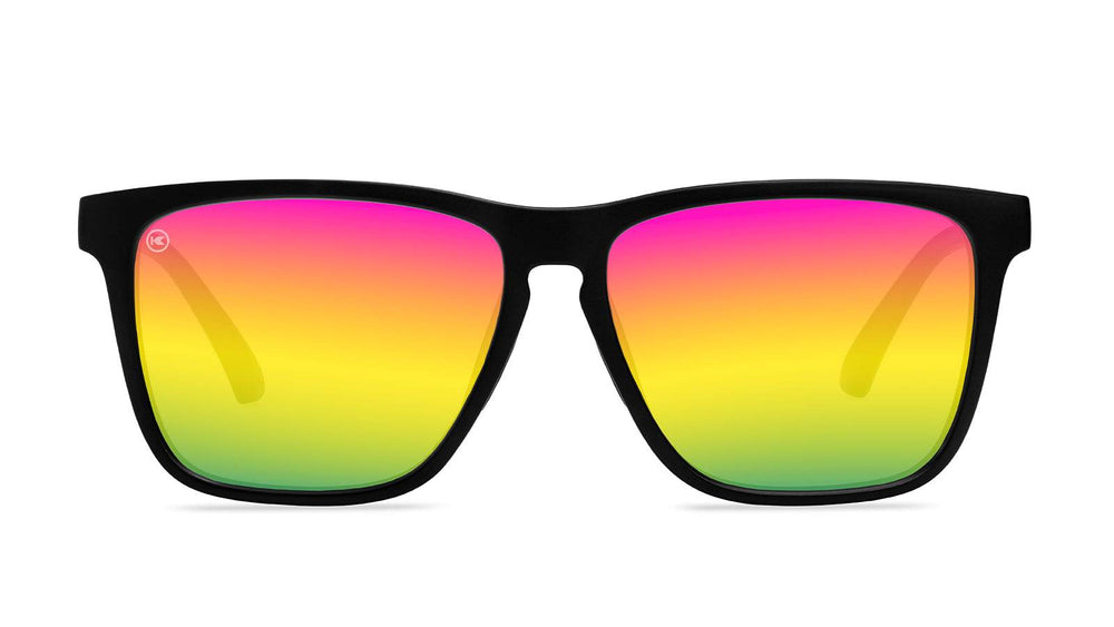 Rainbow on Black Fast Lanes Sport - One Revolver Surfboards